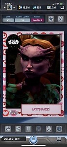Topps Star Wars Digital Card Trader Tier 8 - Valentines 2 Latts Razzi 2019 Base