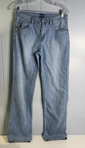 Gap Denim Jeans 100% Cotton size 18 Women Mid Rise Light Wash Mom Jeans - Picture 1 of 7