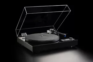 DUAL CS 618Q BLACK HIGH GLOSS GIRADISCHI A TRAZIONE DIRETTA NUOVO - Picture 1 of 4