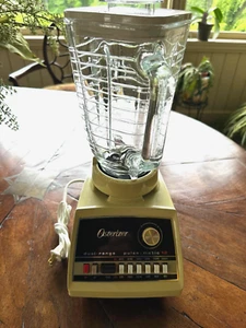 Vintage Osterizer Dual Range Pulse Matic 12 Blender Mustard - Picture 1 of 2