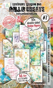 AALL & Create Papyrus Vert A6 Paper Pack - 10 Sheets - Picture 1 of 2