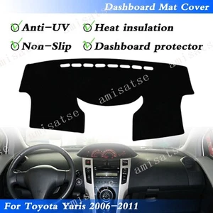 Para Toyota Yaris 2006 - 2011 tapete de tablero tapete de tablero tapete cubierta solar almohadilla AM - Imagen 1 de 6