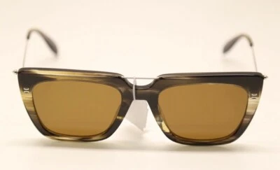 Gafas de sol ALEXANDER MCQUEEN AM0169S 003 marrón, plata/marrón lentes (#898) Foto 1 de 4