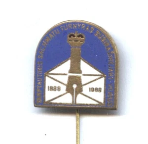 Pin Internationales Schachturnier per Korrespondenz - Abzeichen Vilnius 1988 v.3 - Bild 1 von 2