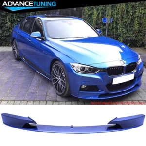 Fits 12-18 BMW F30 3 Series Front Bumper Lip Painted Estoril Blue Metallic #B45 - Picture 1 of 5