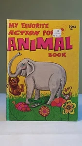 My Favorite Action Pop-up Animal Book 1960's 70's (Like New) Modern Promotions - Picture 1 of 7