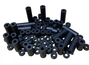 BLACK ANODISED ALUMINIUM STAND OFF STANDOFF SPACERS RAISERS M4 M5 M6 M8 M10 M12 - Picture 1 of 1