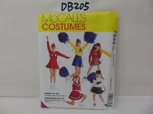 BUTTERICK SEWING PATTERN UNCUT COSTUME 7839 CHEERLEADER UNIFORM CHILD CH 7,8,10 - Picture 1 of 3