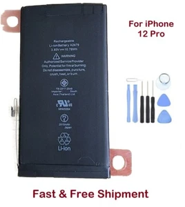 Batterie de remplacement 2815 mAh avec adhésif neuve pour iPhone 12 12 Pro A2402 A2406 - Photo 1 sur 2