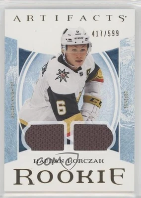 2022 Artifacts Rookies Gold Material Relics /599 Kaedan Korczak #197 Rookie RC - Image 1 of 2