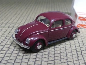 1/87 Busch VW Escarabajo con ventana de pretzel rojo oscuro 52901 - Imagen 1 de 2