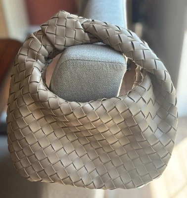 Urban Expressions Elegant Tan Woven Handbag - Image 1 of 4