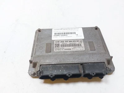 03E906023AR CENTRALINA MOTORE ECU SEAT IBIZA (6J5) 1.2 B 12V MAN 5M 70CV 2011 5P - Immagine 1 di 4
