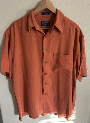 Pendleton Men’s Button Up, 100% Silk, Size M - Image 1 of 4