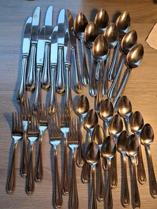 towle supreme cutlery stainless flatware japan 35pcs - Picture 1 of 7