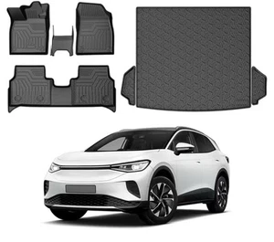 Floor mats &Cargo Fit for Volkswagen VW ID.4 2021-2023 waterproof - Picture 1 of 7