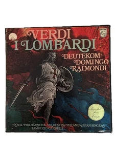 Verdi “I LOMBARDI” 3xLP Box Set Philips 6703 032 Deutekom, Domingo, Raimondi EX - Picture 1 of 7