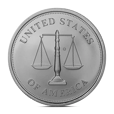 Ronda de plata Johnson Matthey de 1 oz Foto 1 de 3