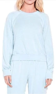 Sundry Light Blue Cropped Pullover Sweatshirt Size 2 - Picture 1 of 8