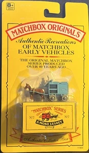 1991 Matchbox Originals Early Vehicles No.7 MOKO LESNEY Horse Drawn Milk Truck - Picture 1 of 3