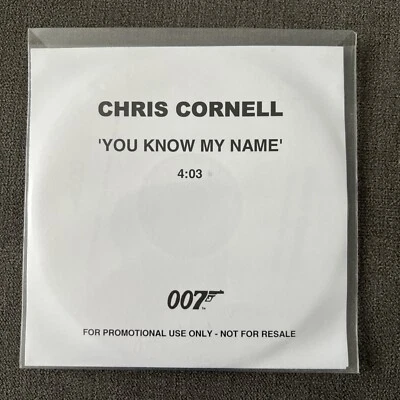 RARE PROMO CD SINGLE CHRIS CORNELL "YOU KNOW MY NAME” “Casino Royale” Bond 007 - Image 1 of 4