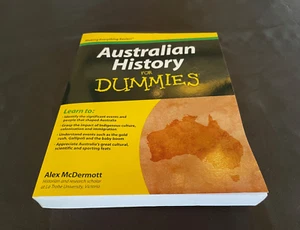 Australian History For Dummies by Alex McDermott Paperback Free Postage - Picture 1 of 3