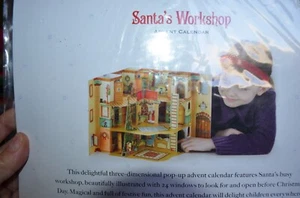 Babalu 3D Christmas Advent Calendar Santas Workshop New - Picture 1 of 9