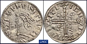(1047-74) DENMARK SVEND II ESTRIDSEN VIKING PENNY VIBORG MINT NGC MS-62 RARE - Picture 1 of 5