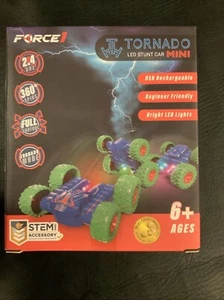 Force1 Tornado Mini LED Stunt Car Remote Control Rechargeable STEM Toy NEW - Picture 1 of 6
