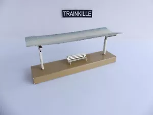 (3) MARKLIN HO 422 MAQUETTE QUAI EN METAL / BAHNSTEIG - Bild 1 von 11