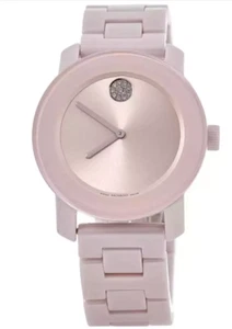 Movado Ladies Bold Quartz Pink Diamond Dial Watch 3600804 - Picture 1 of 1