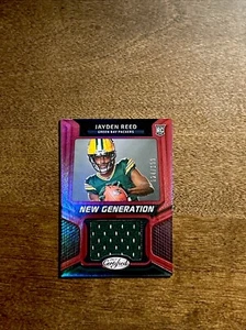 2023 Panini Certified Jayden Reed Red New Generation Patch Rookie /199 Packers - Picture 1 of 3