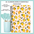 A5 Food DIARY Exercise Journal Tracker PLANNER Book for Slimming Weight Loss MAN