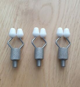 3 Solar Tackle stainless adjustable PTFE stainless line clips RARE carp tackle