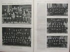 1902 PRINT ~ NAVAL OFFICERS AT GREENWICH COLLEGE NAMED ~ GUNNERY & TORPEDO CLASS