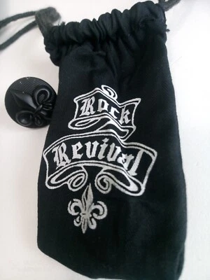 Rock Revival Replacement Button Black Metal W/ Black Bag (Screw On) Foto 1 de 4