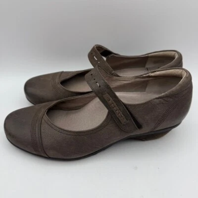 ABEO Nala Mary Jane Comfort Shoes Leather Casual Brown Flats Womens 7.5N - Image 1 of 4