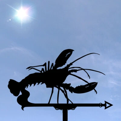 Cancer Metal Weathervane, Weather Vane, home roof decor, lobster - Image 1 of 4