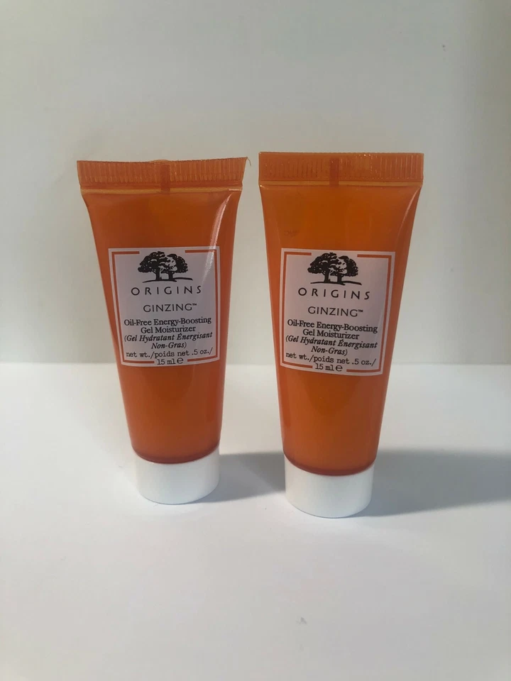 2 pieces of Origins Ginzing OIL-FREE Energy Boosting Gel Moisturizer .5 oz - Image 1 of 1