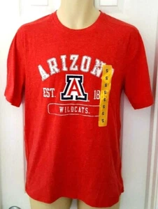 ARIZONA WILDCATS T Shirt Size Small Red Distressed Logo Champion Brand New - Picture 1 of 2