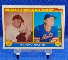 1983 Topps. RUSTY STAUB. Super Vet. New York Mets.