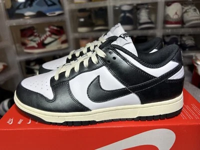 Size 9 - Nike Dunk Low Vintage Panda W. FQ8899 100 (NO LID) - Image 1 of 4