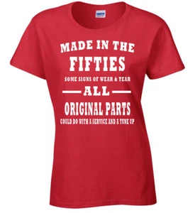 Camiseta Born In The Fifties Damas Regalo Cumpleaños Abuela Abuela Años 50 Mamá - Imagen 1 de 4