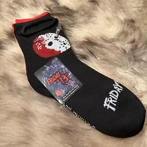 Neu mit Etikett Packung mit 3 Paar Mid Crew Socken - Schuhgröße 4-10 - Freitag der 13. - Jason V - Bild 1 von 5