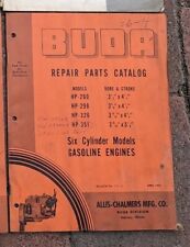 1955 BUDA Repair Parts Catalog Industrial & Automotive Gasoline Engines HP260 &