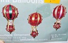 LeeWards MINI BALLOONS Sequin Bead Christmas Ornament Kit Vintage NOS Makes 3