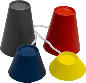 Longridge Winter Rubber Range Golf Tees Set of 4 Stringed 11cm - 44cm Height New - Picture 1 of 3