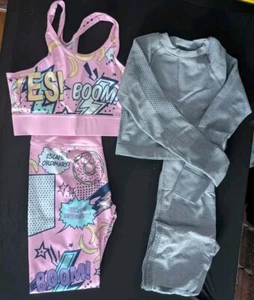 Woman's Leggings And Top Size Sets Size Large. Multiple Sets - Picture 1 of 3