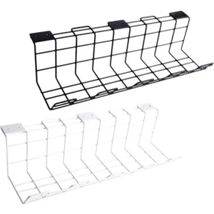 2pcs Under Desk Wire Management Under Desk Cord Management Cable Management Tray - Afbeelding 1 van 12