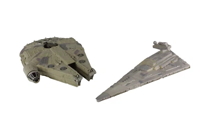Vintage Star Wars Schiffe 90er Hasbro und Galoob Sternenzerstörer, Millenium Falcon - Bild 1 von 4